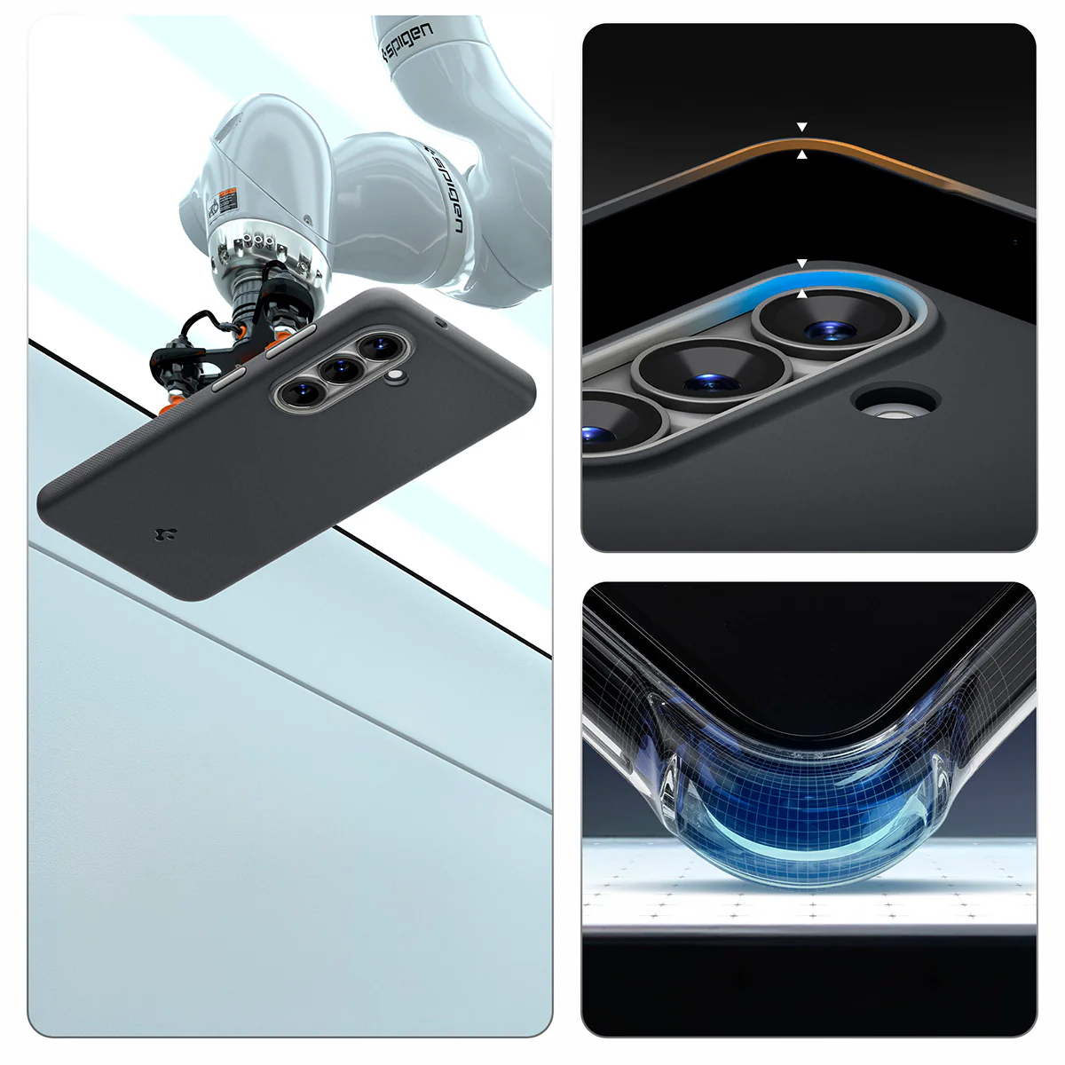 Handyhülle für Galaxy S26, Spigen Nano Pop Mag mit MagSafe, Schwarz-Grau - Image 2