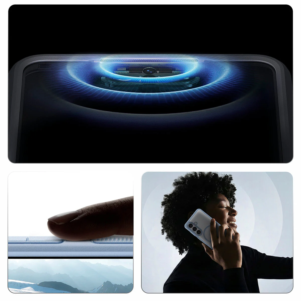 Handyhülle für Galaxy S26, Spigen Ultra Hybrid Mag mit MagSafe, Transparent-Blau - Image 15