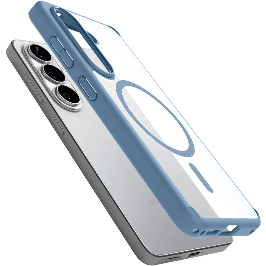 Handyhülle für Galaxy S26, Spigen Ultra Hybrid Mag mit MagSafe, Transparent-Blau - Image 3