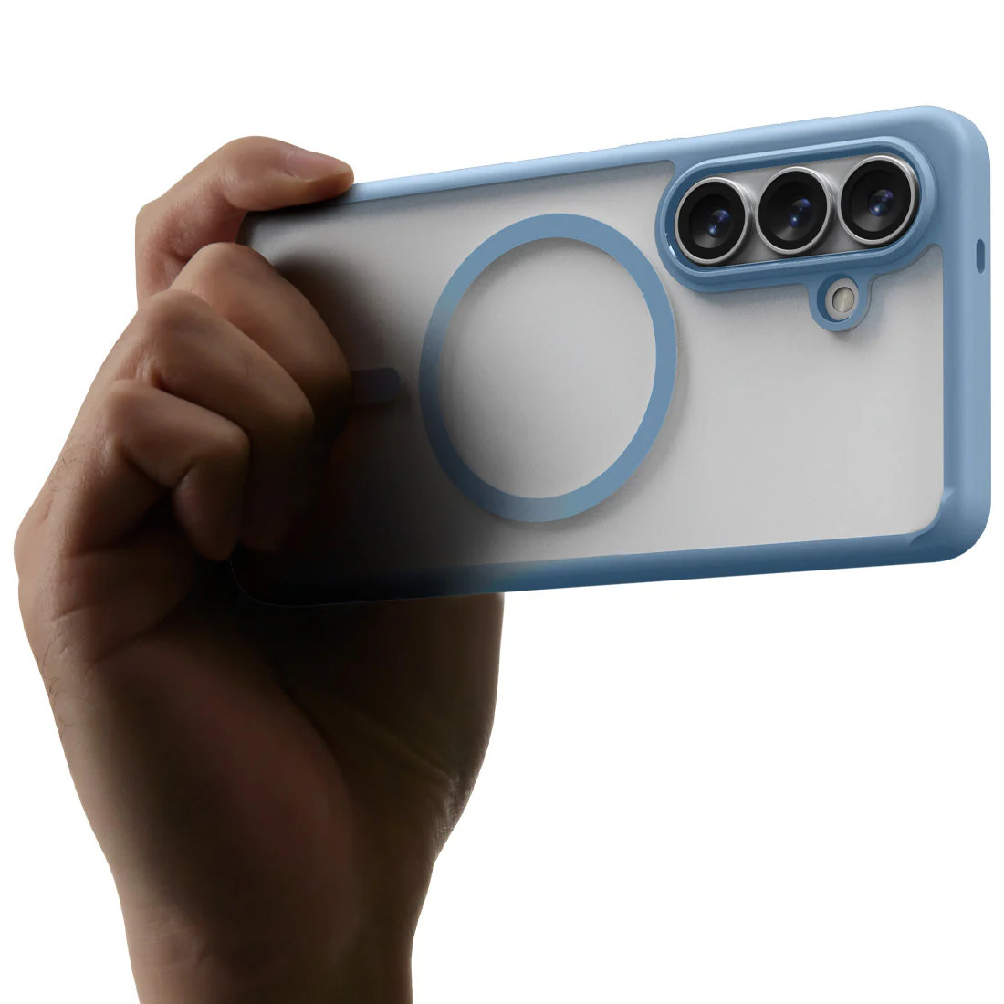 Handyhülle für Galaxy S26, Spigen Ultra Hybrid Mag mit MagSafe, Transparent-Blau - Image 7