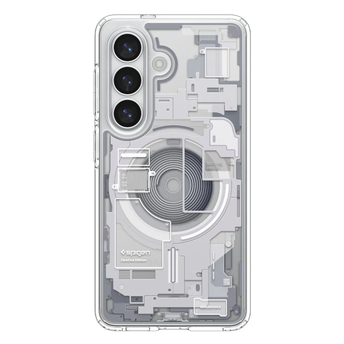 Handyhülle für Galaxy S26, Spigen Ultra Hybrid Mag mit MagSafe, Weiß-Grau (Zero One) - Image 10
