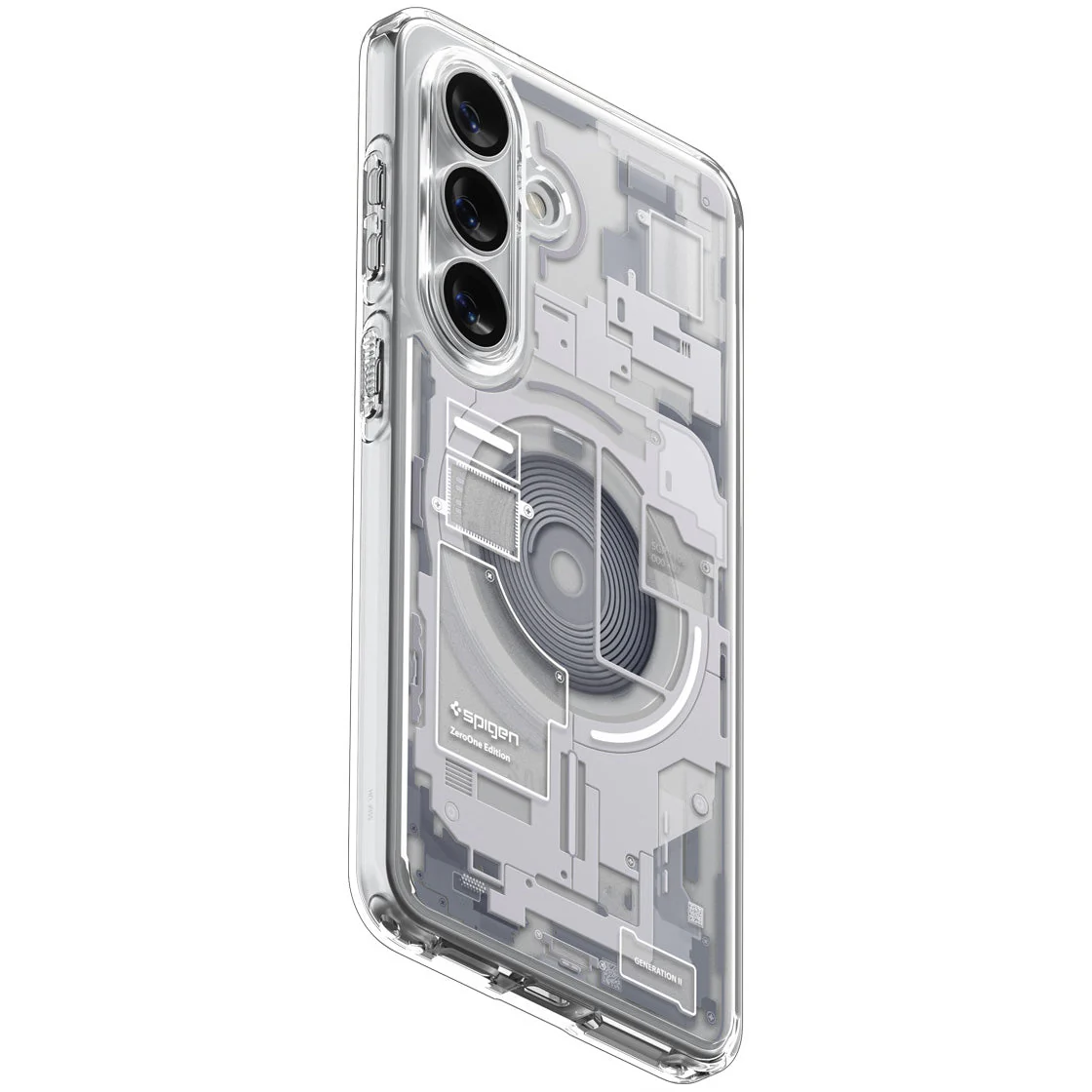 Handyhülle für Galaxy S26, Spigen Ultra Hybrid Mag mit MagSafe, Weiß-Grau (Zero One) - Image 14