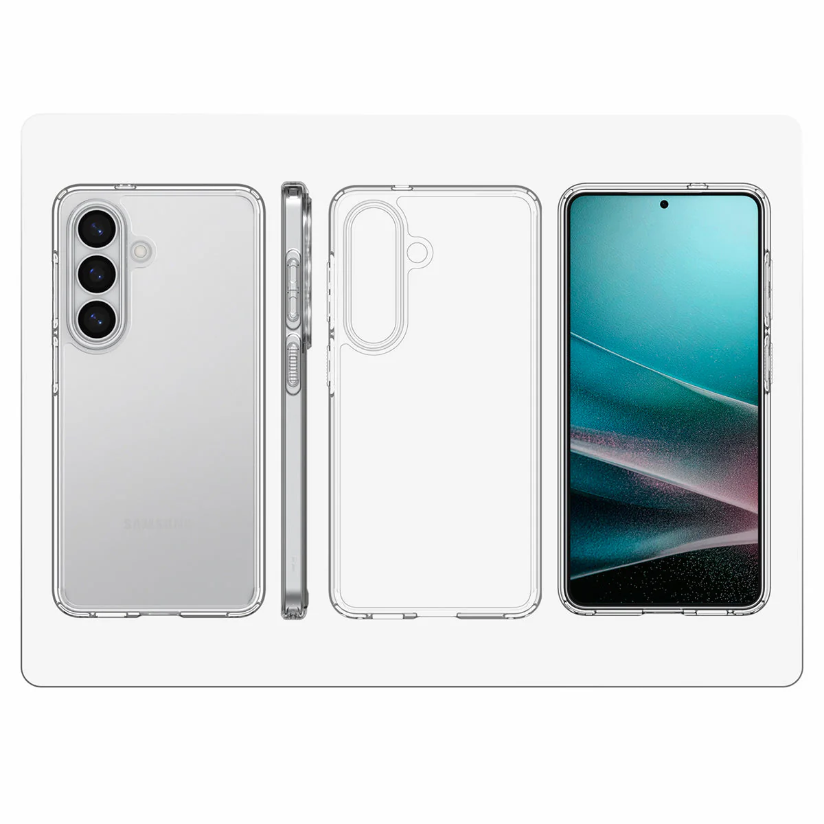 Handyhülle für Galaxy S26, Spigen Ultra Hybrid, Transparent - Image 4