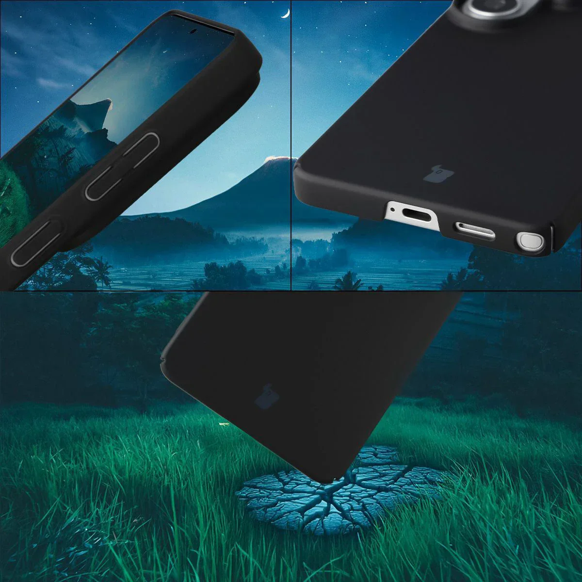 Handyhülle für Galaxy S26 Ultra, Bizon Case Lupka, Schwarz - Image 5