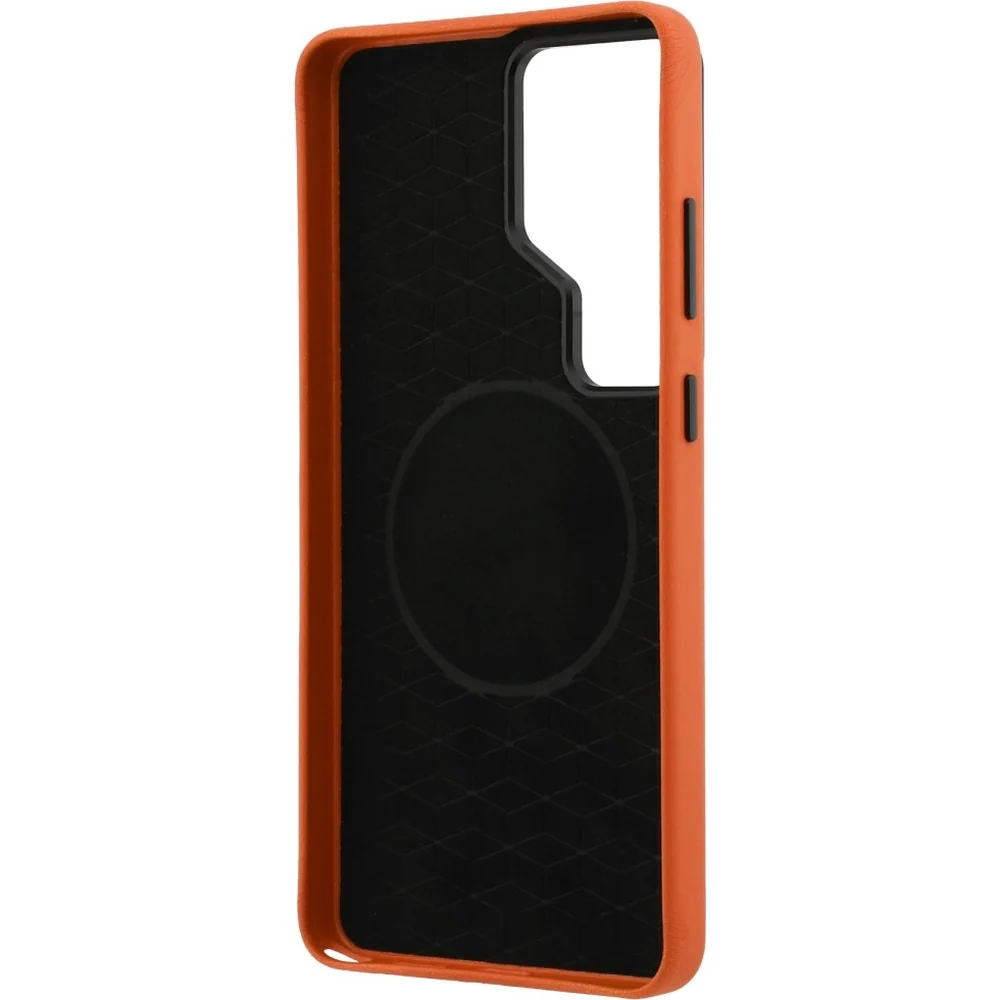 Handyhülle für Galaxy S26 Ultra, BMW Hardcase Leather mit MagSafe, Orange - Image 7