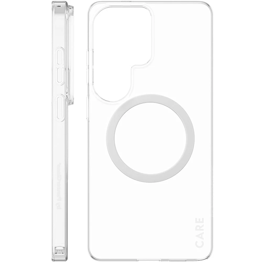 Handyhülle für Galaxy S26 Ultra, CARE by PanzerGlass SL1M mit MagSafe, Transparent und Weiß - Image 5