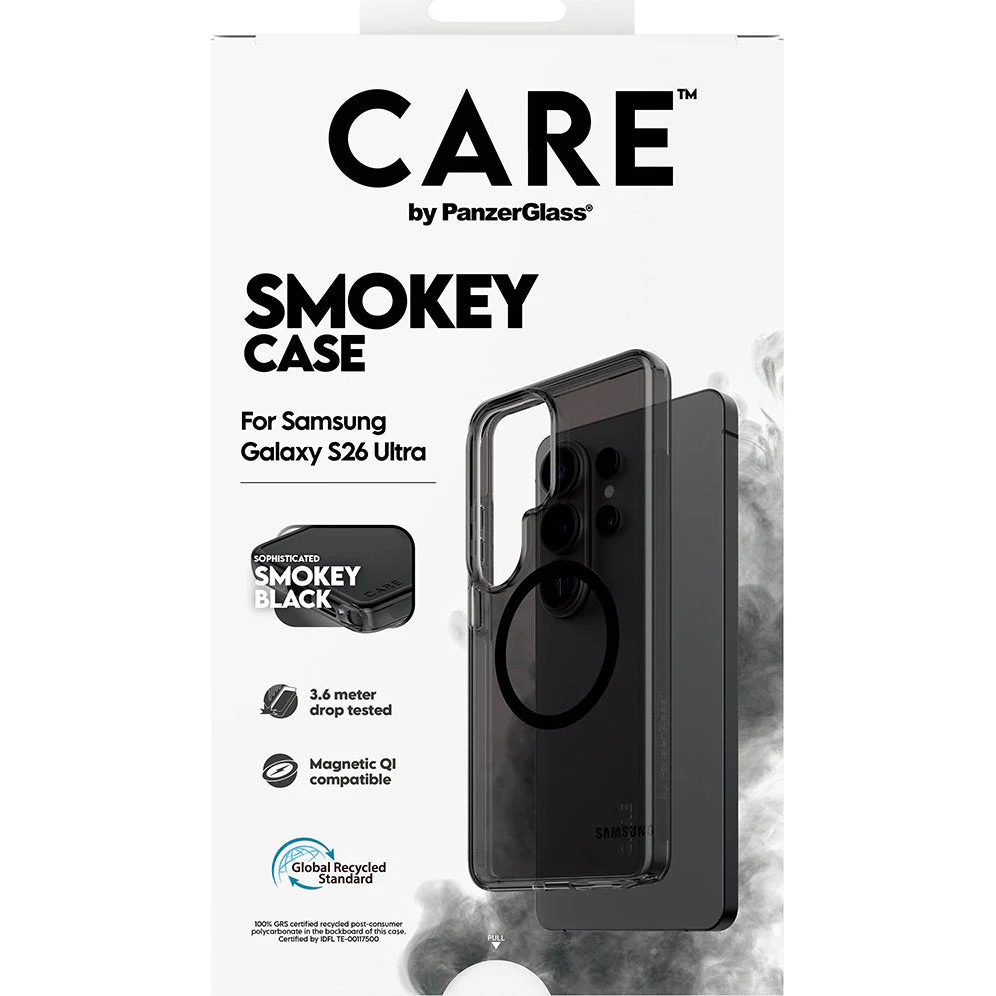 Handyhülle für Galaxy S26 Ultra, CARE by PanzerGlass Smokey Case mit MagSafe, Rauchfarben - Image 6