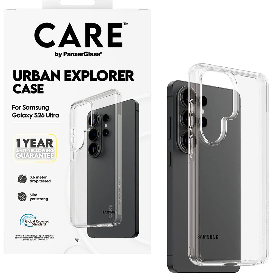 Handyhülle für Galaxy S26 Ultra, CARE by PanzerGlass Urban Explorer Case, Transparent - Image 4