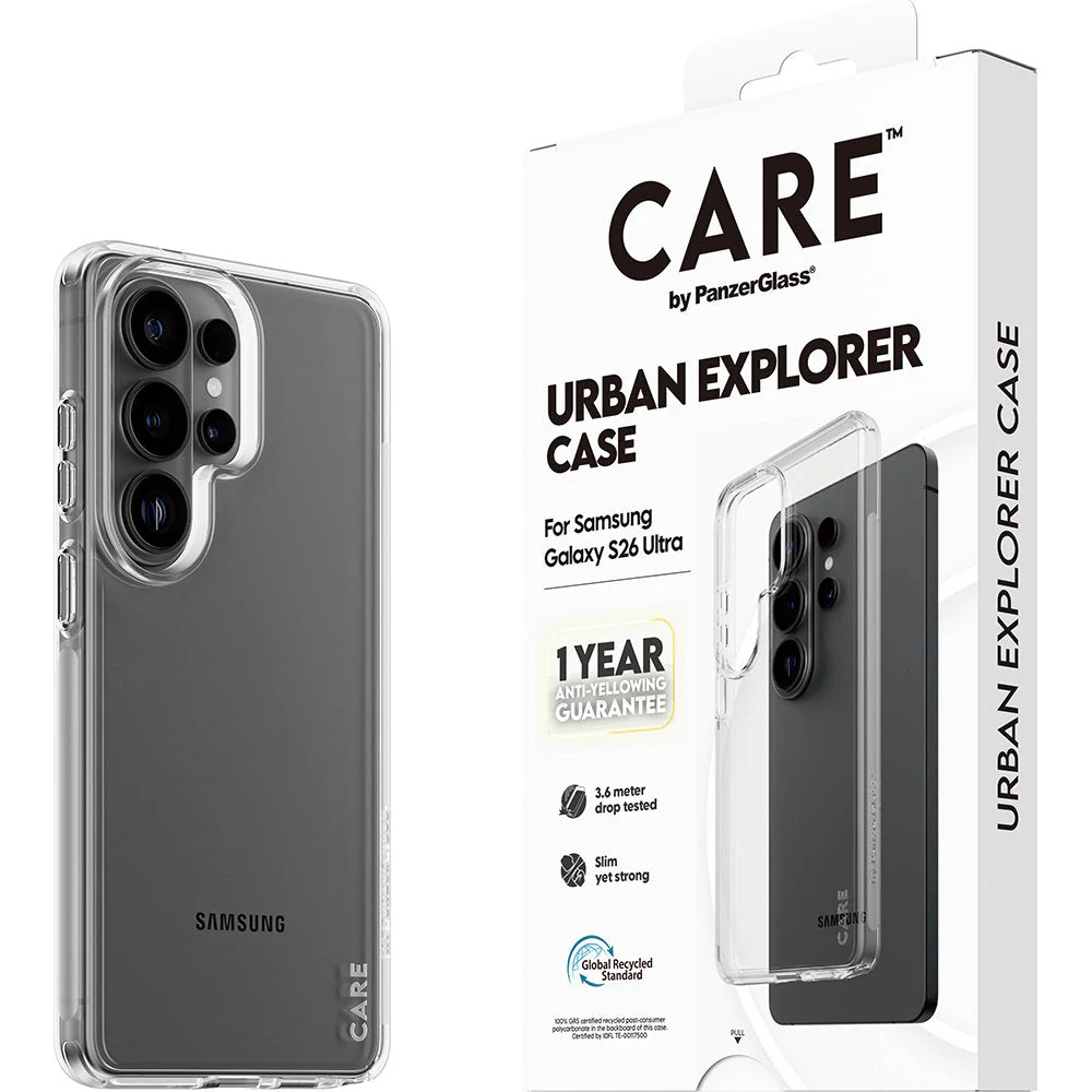 Handyhülle für Galaxy S26 Ultra, CARE by PanzerGlass Urban Explorer Case, Transparent - Image 5