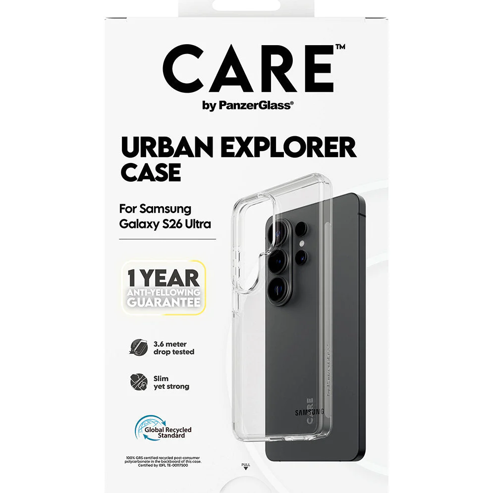 Handyhülle für Galaxy S26 Ultra, CARE by PanzerGlass Urban Explorer Case, Transparent - Image 6