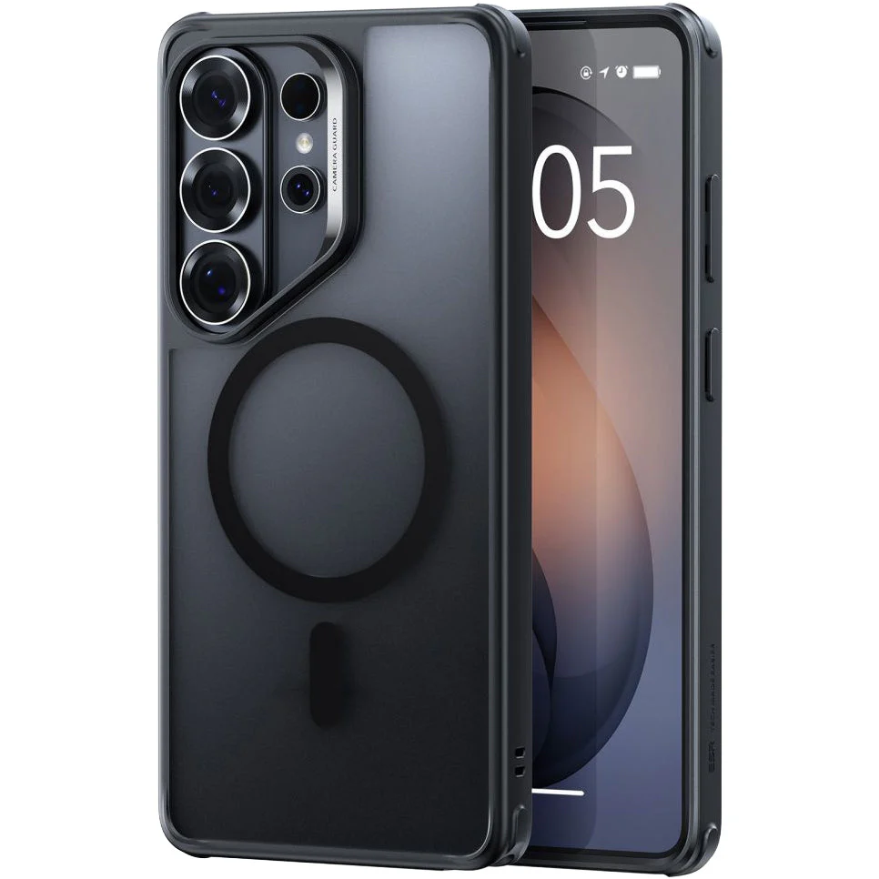 Handyhülle für Galaxy S26 Ultra, ESR Classic Hybrid mit MagSafe, mattes Schwarz