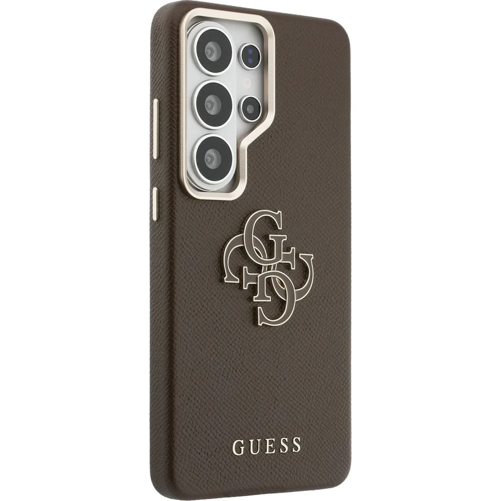 Handyhülle für Galaxy S26 Ultra, Guess Full Wrapped, Braun mit Big Logo Guess - Image 4