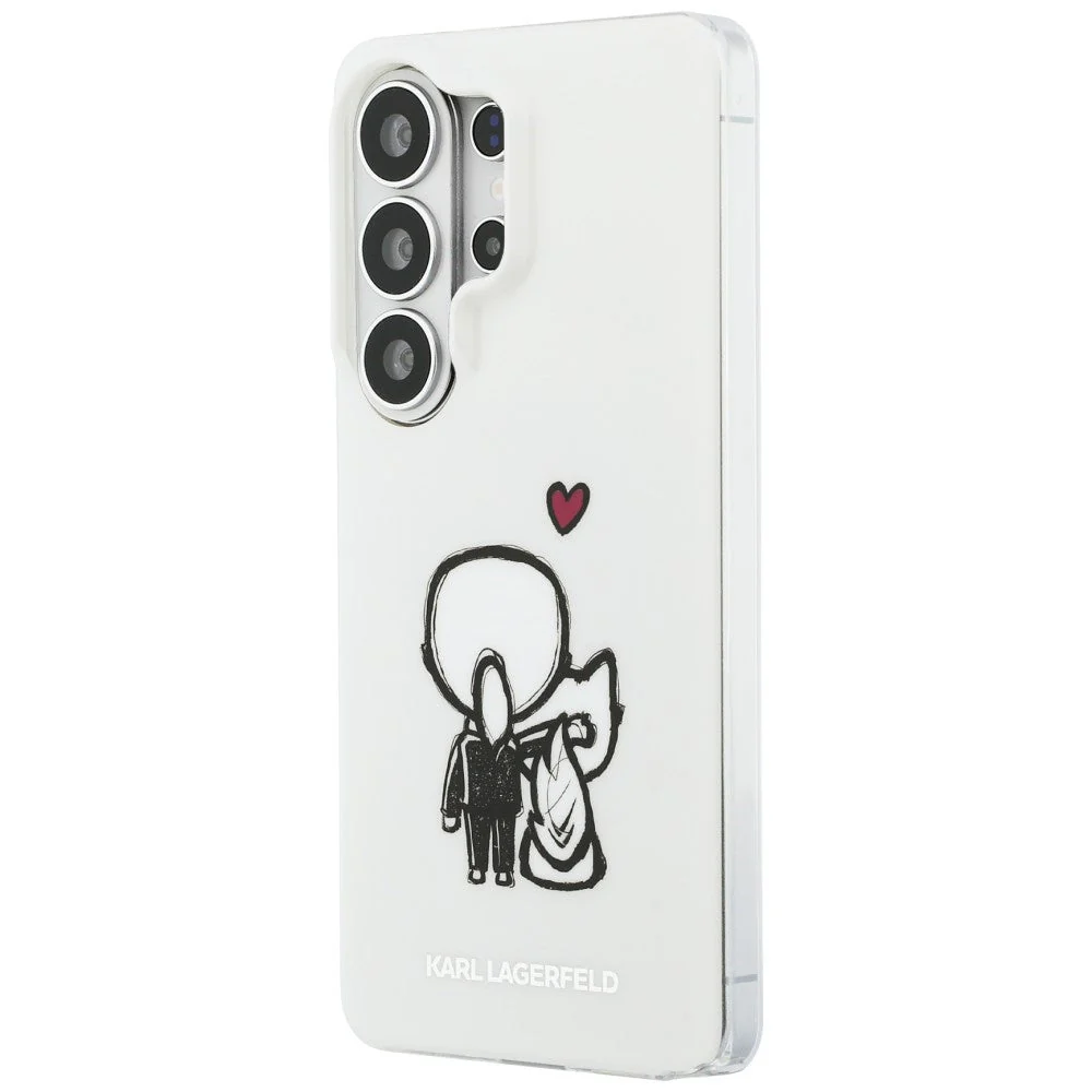 Handyhülle für Galaxy S26 Ultra,  Karl Lagerfeld IML Print MagSafe, Transaprent mit Karl Lagerfeld und seiner Katze Choupette - Image 2