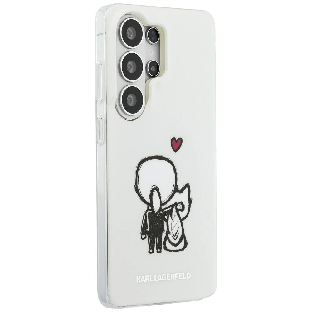 Handyhülle für Galaxy S26 Ultra,  Karl Lagerfeld IML Print MagSafe, Transaprent mit Karl Lagerfeld und seiner Katze Choupette - Image 4