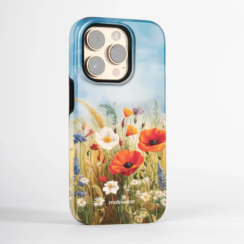 Handyhülle für Galaxy S26 Ultra, Mobiwear Elite Pro, Wiesenblumen - Image 2