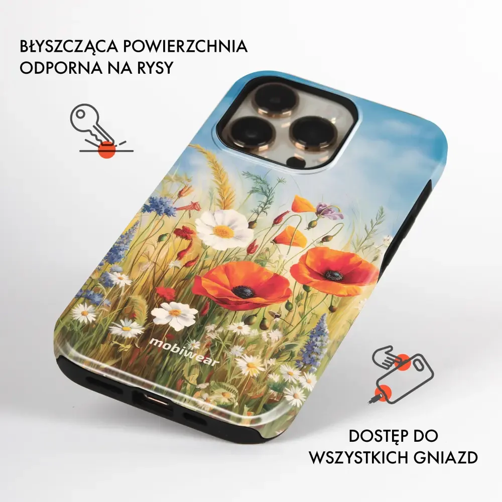 Handyhülle für Galaxy S26 Ultra, Mobiwear Elite Pro, Wiesenblumen - Image 5