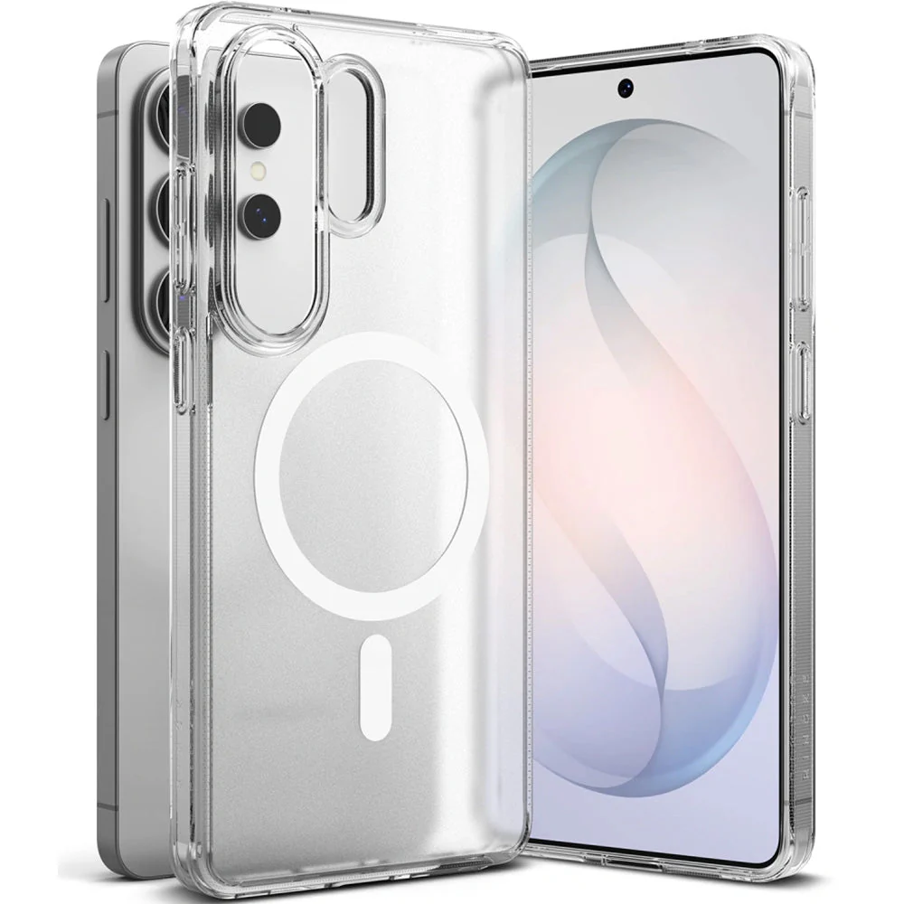 Handyhülle für Galaxy S26 Ultra, Ringke Fusion Magnetic mit MagSafe, Transluzent mit Weiß