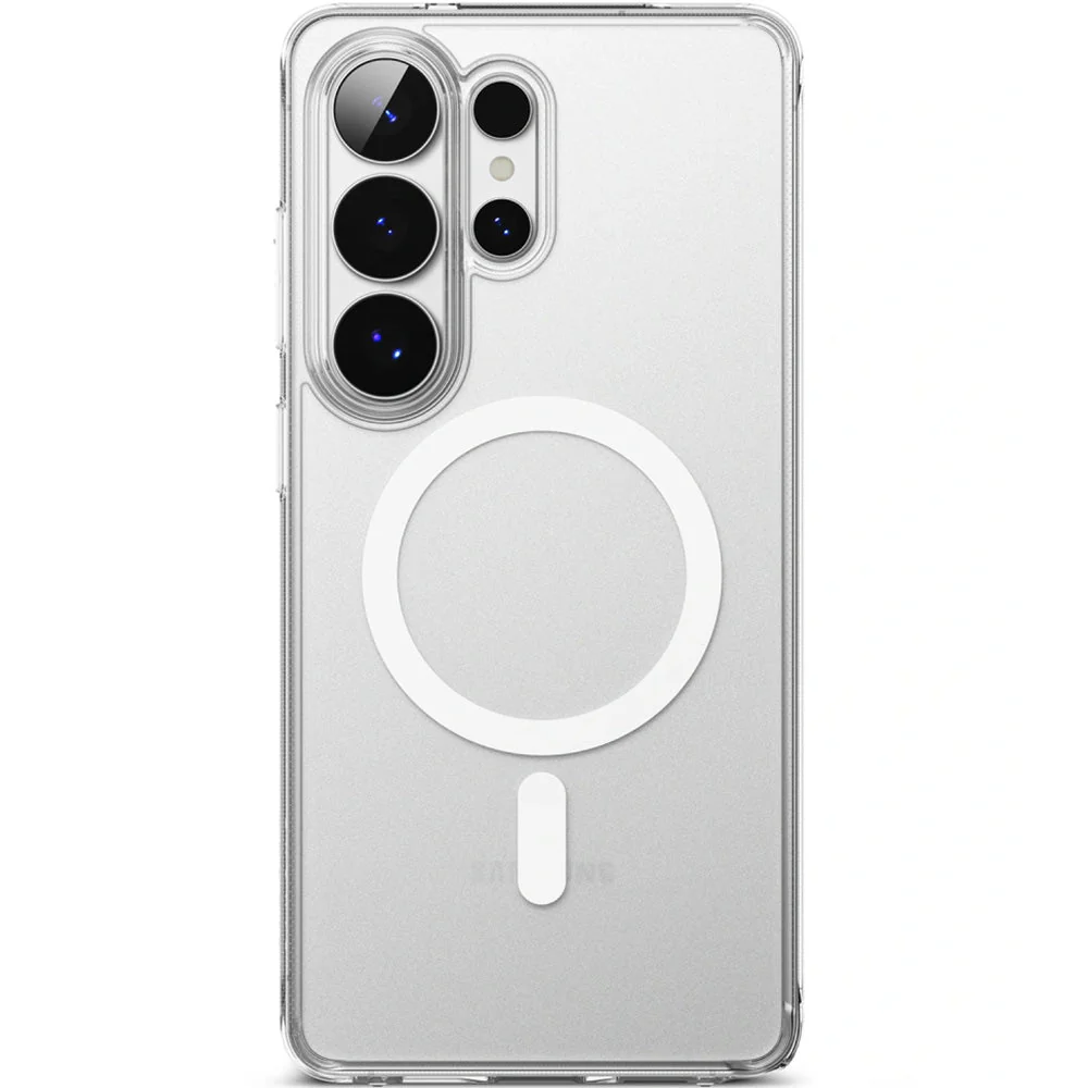 Handyhülle für Galaxy S26 Ultra, Ringke Fusion Magnetic mit MagSafe, Transluzent mit Weiß - Image 3