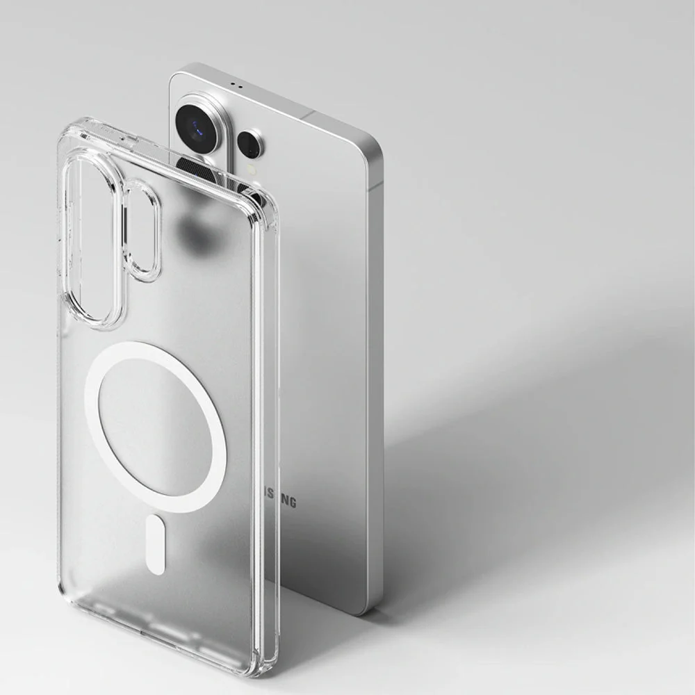 Handyhülle für Galaxy S26 Ultra, Ringke Fusion Magnetic mit MagSafe, Transluzent mit Weiß - Image 6