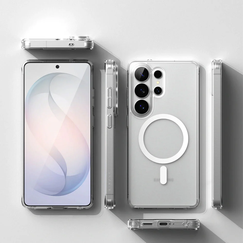 Handyhülle für Galaxy S26 Ultra, Ringke Fusion Magnetic mit MagSafe, Transluzent mit Weiß - Image 7