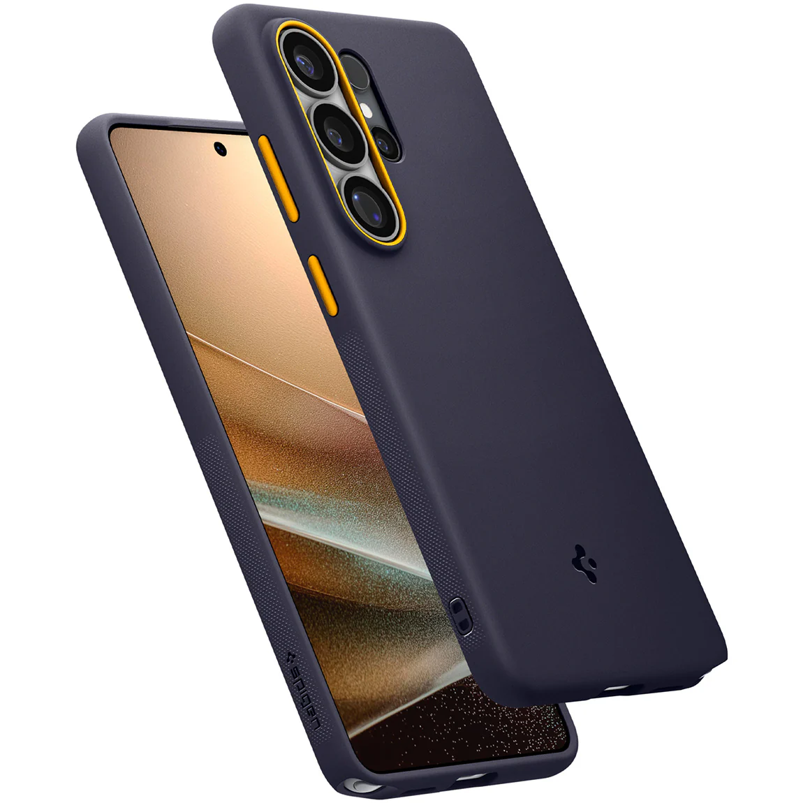 Handyhülle für Galaxy S26 Ultra, Spigen Nano Pop Mag mit MagSafe, Dunkelblau-Gelb - Image 9