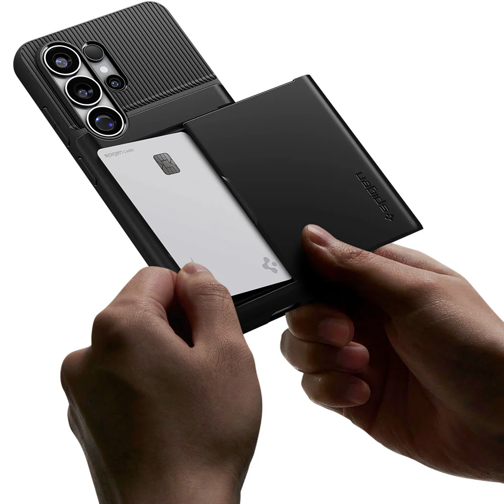 Handyhülle für Galaxy S26 Ultra, Spigen Slim Armor CS, Schwarz - Image 9