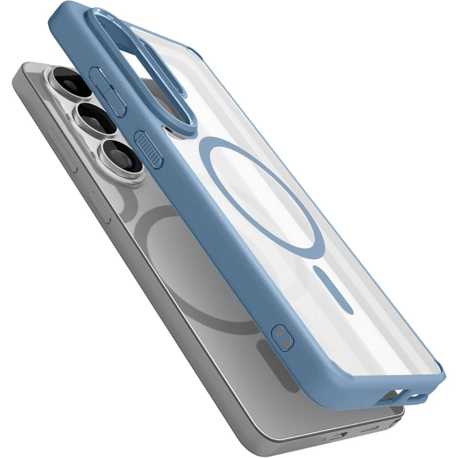 Handyhülle für Galaxy S26 Ultra, Spigen Ultra Hybrid Mag mit MagSafe, Transparent-Blau - Image 3