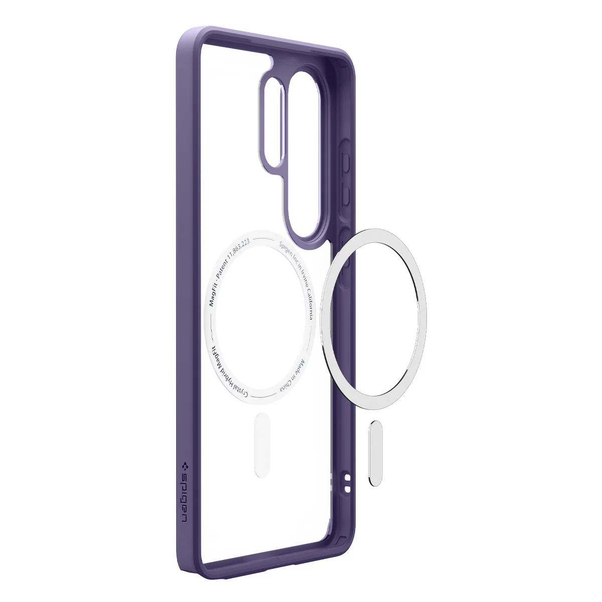 Handyhülle für Galaxy S26 Ultra, Spigen Ultra Hybrid Mag mit MagSafe, Transparent-Violett - Image 14