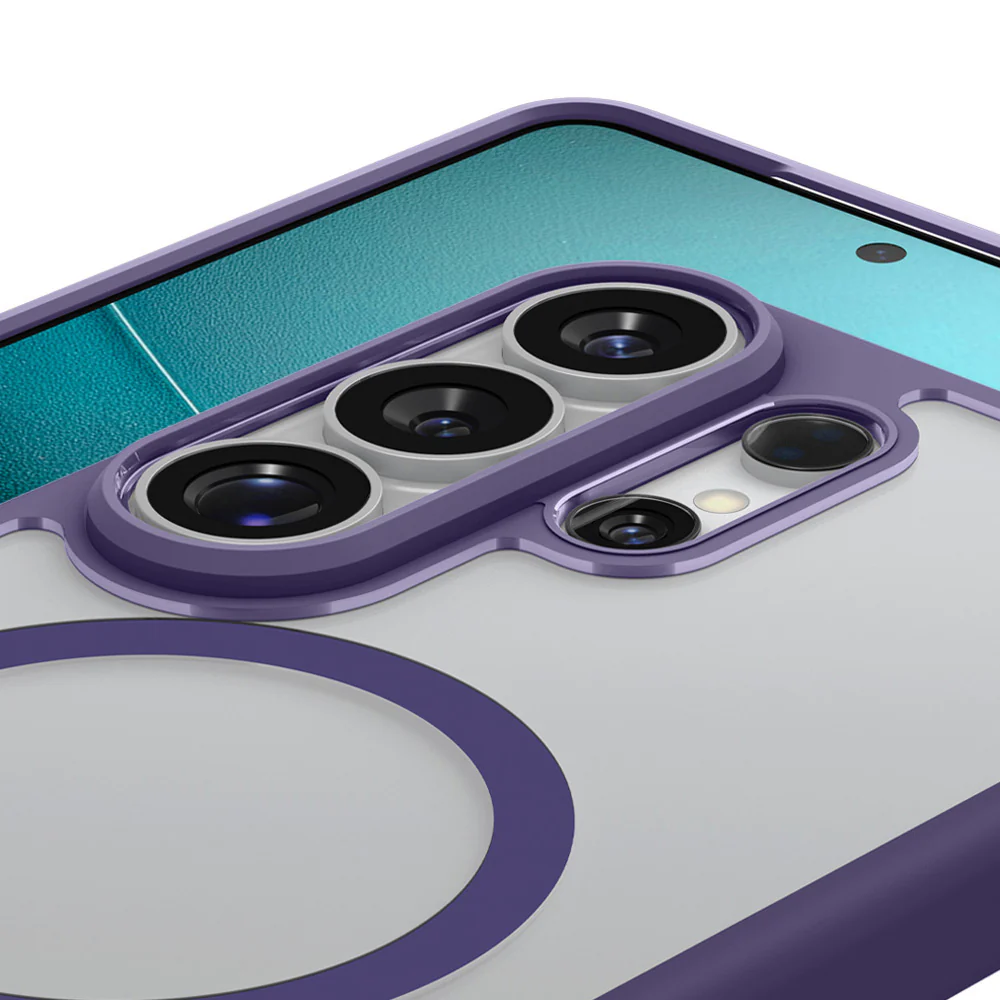 Handyhülle für Galaxy S26 Ultra, Spigen Ultra Hybrid Mag mit MagSafe, Transparent-Violett - Image 2