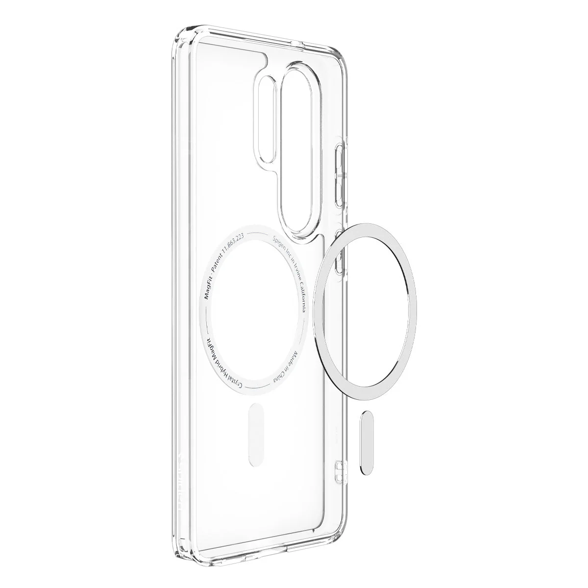 Handyhülle für Galaxy S26 Ultra, Spigen Ultra Hybrid Mag mit MagSafe, Transparent-Weiß - Image 14