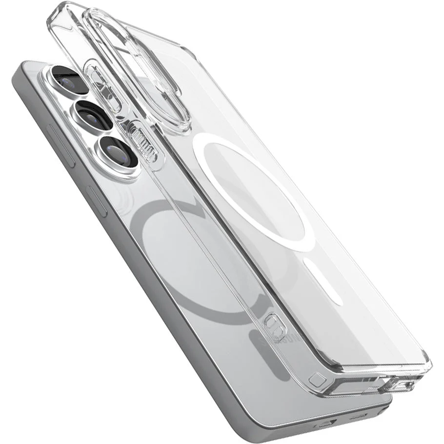 Handyhülle für Galaxy S26 Ultra, Spigen Ultra Hybrid Mag mit MagSafe, Transparent-Weiß - Image 3