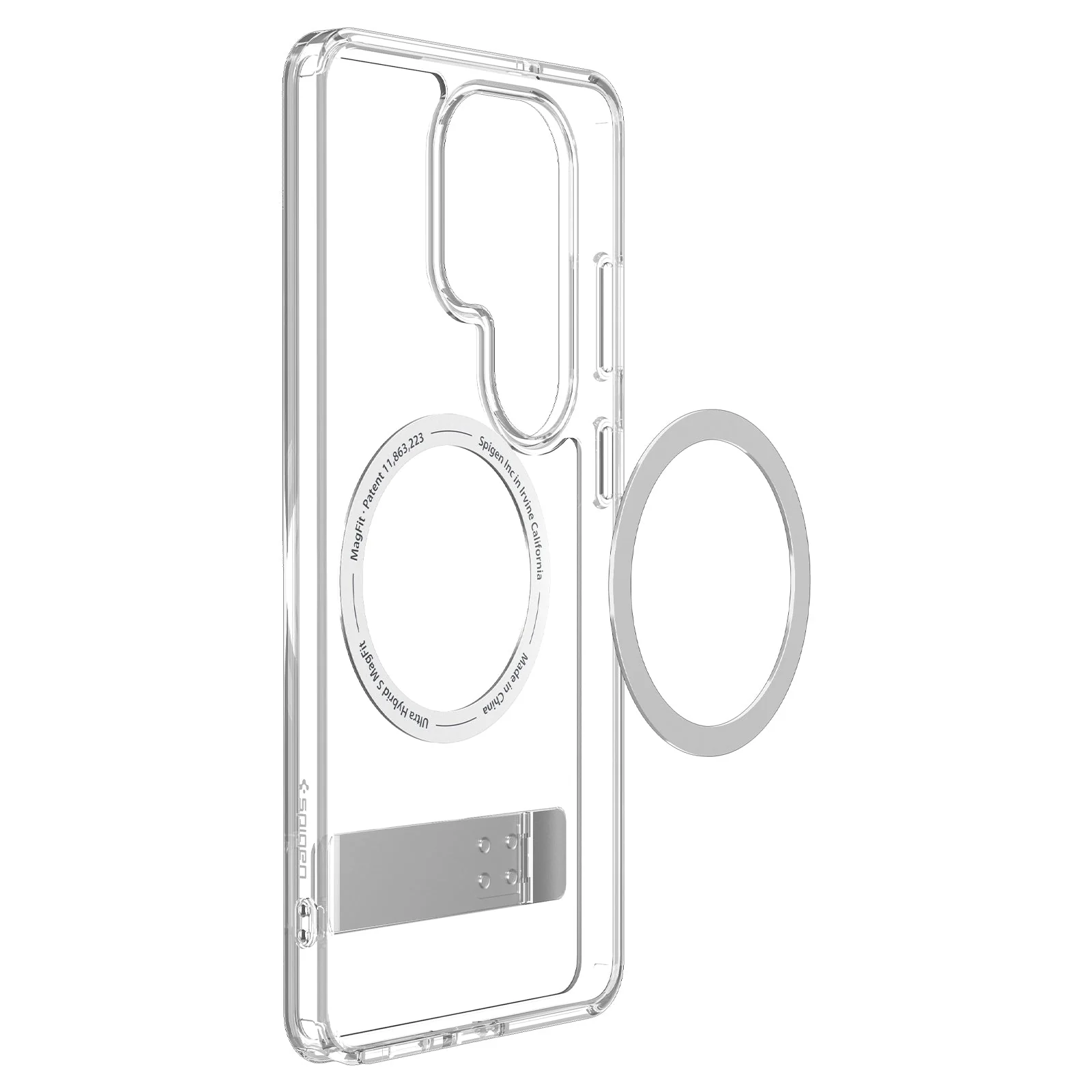 Handyhülle für Galaxy S26 Ultra, Spigen Ultra Hybrid S Mag mit MagSafe, Transparent-Weiß - Image 14