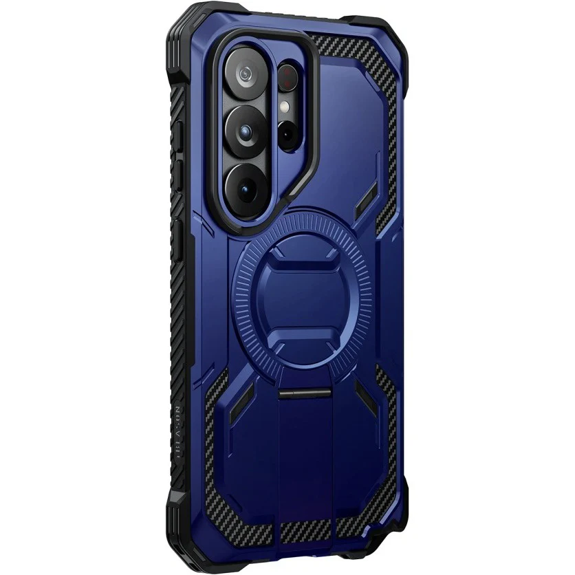 Handyhülle für Galaxy S26 Ultra, Supcase i-Blason Armorbox Mag KickStand Clip SP mit MagSafe, Dunkelblau - Image 3