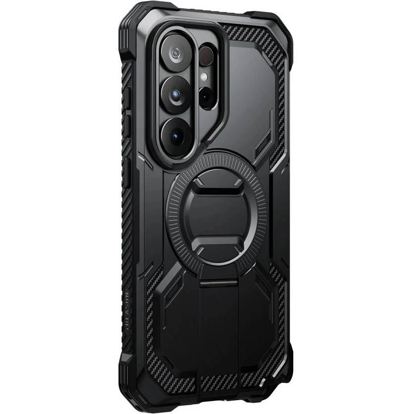 Handyhülle für Galaxy S26 Ultra, Supcase i-Blason Armorbox Mag KickStand Clip SP mit MagSafe, Schwarz - Image 3