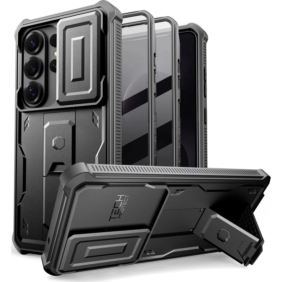 Handyhülle für Galaxy S26 Ultra, Tech-Protect Kevlar Cam Plus 2-Set, Schwarz - Image 2