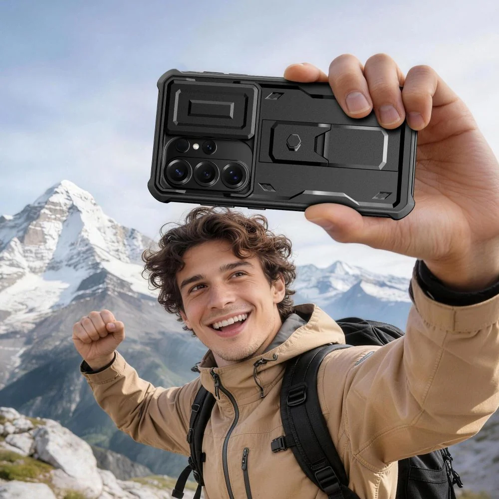 Handyhülle für Galaxy S26 Ultra, Tech-Protect Kevlar Cam Plus 2-Set, Schwarz - Image 7