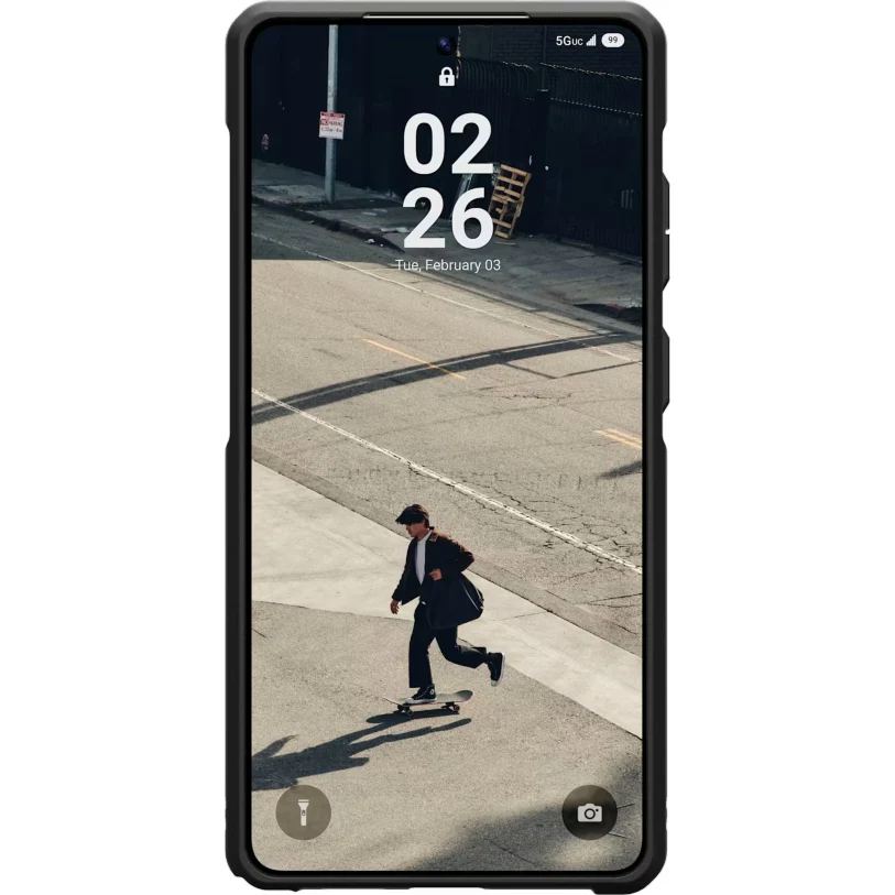 Handyhülle für Galaxy S26 Ultra, Urban Armor Gear Metropolis LT Micro Hex, Grau-Schwarz - Image 6