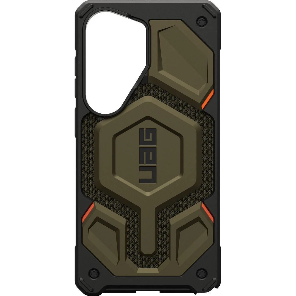 Handyhülle für Galaxy S26 Ultra, Urban Armor Gear Monarch Pro Mag mit MagSafe, Dunkelgrün mit Kevlar