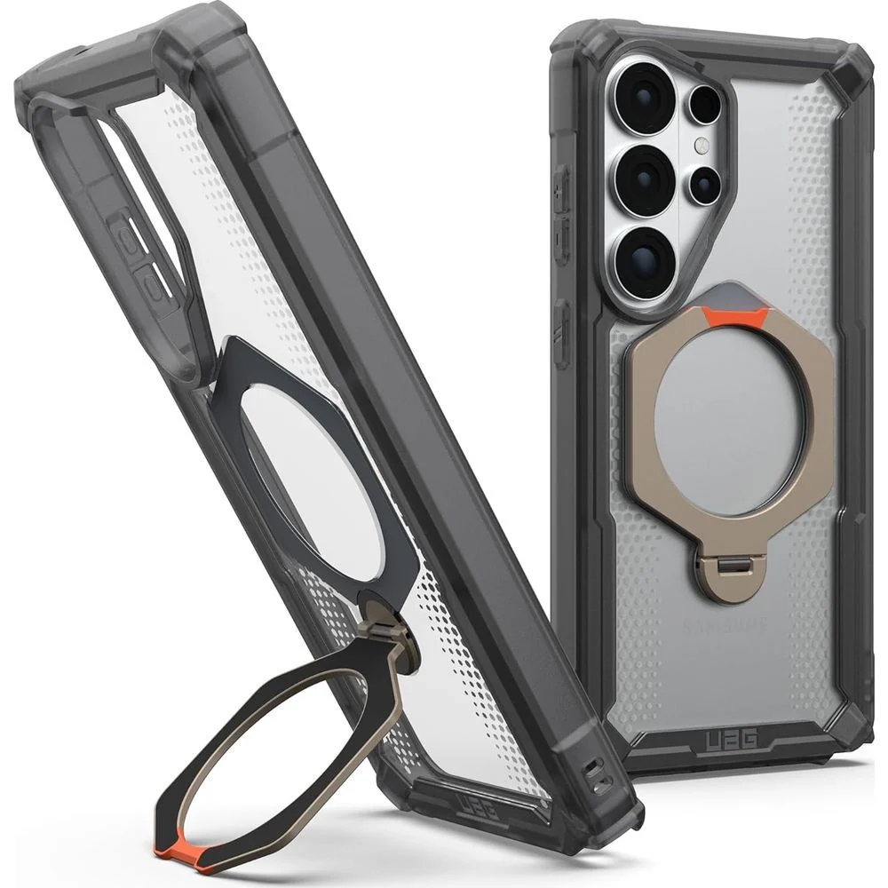 Handyhülle für Galaxy S26 Ultra, Urban Armor Gear Plasma XTE 360 Mag mit MagSafe, Transparent und Grau mit orangem Element - Image 10