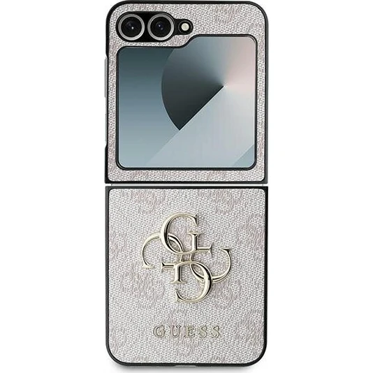 Handyhülle für Galaxy Z Flip7 FE / Z Flip6, Guess 4G Metal Gold Logo, Rosa - Image 3