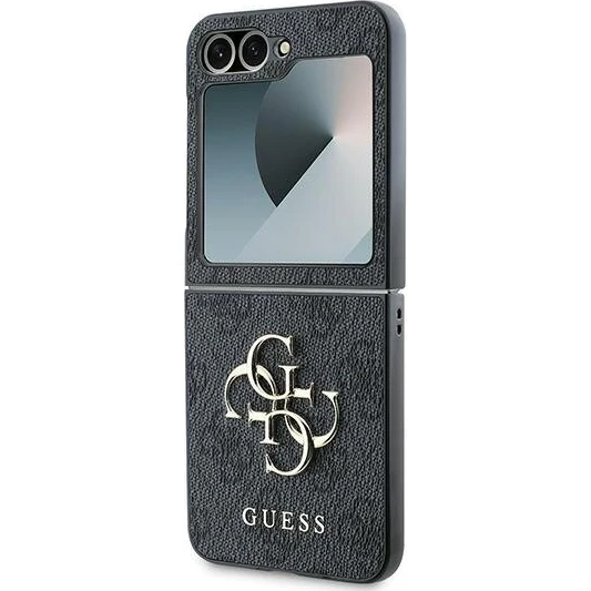 Handyhülle für Galaxy Z Flip7 FE / Z Flip6, Guess 4G Metal Gold Logo, Schwarz - Image 7