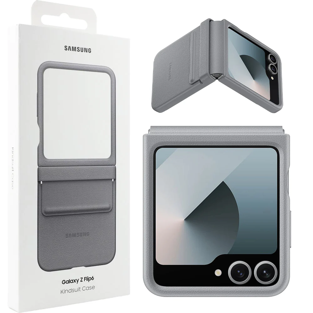 Handyhülle für Galaxy Z Flip7 FE / Z Flip6, Samsung KindSuit Case, Grau - Image 7