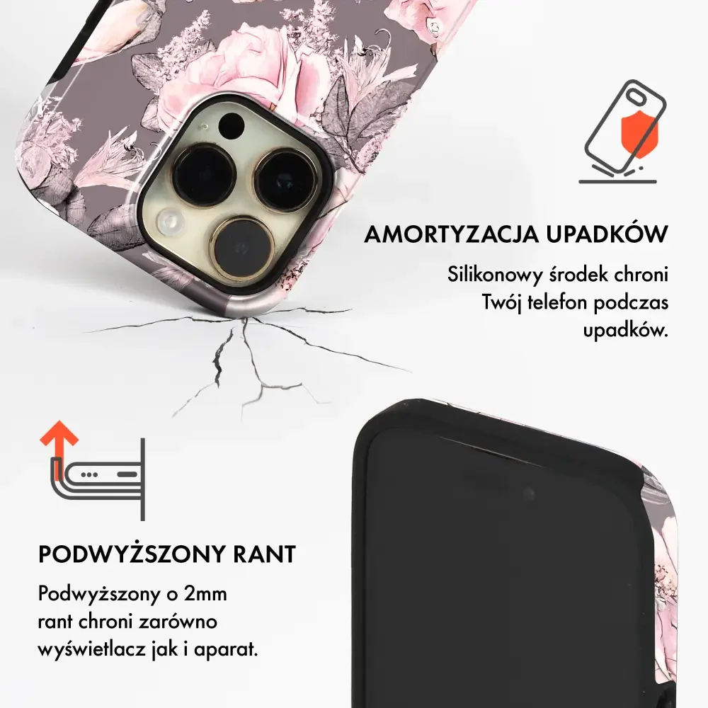 Handyhülle für Galaxy Z Flip7 FE / 6, Mobiwear Elite Pro, Rosa-Blumig - Image 4