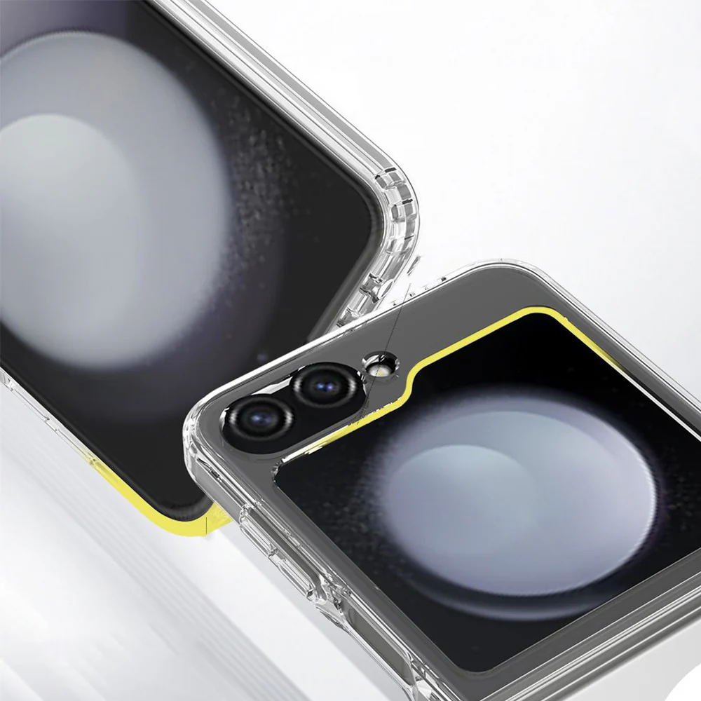 Handyhülle für Galaxy Z Flip7 FE / 6, Tech-Protect Flexair Hybrid mit MagSafe, Transparent - Image 3
