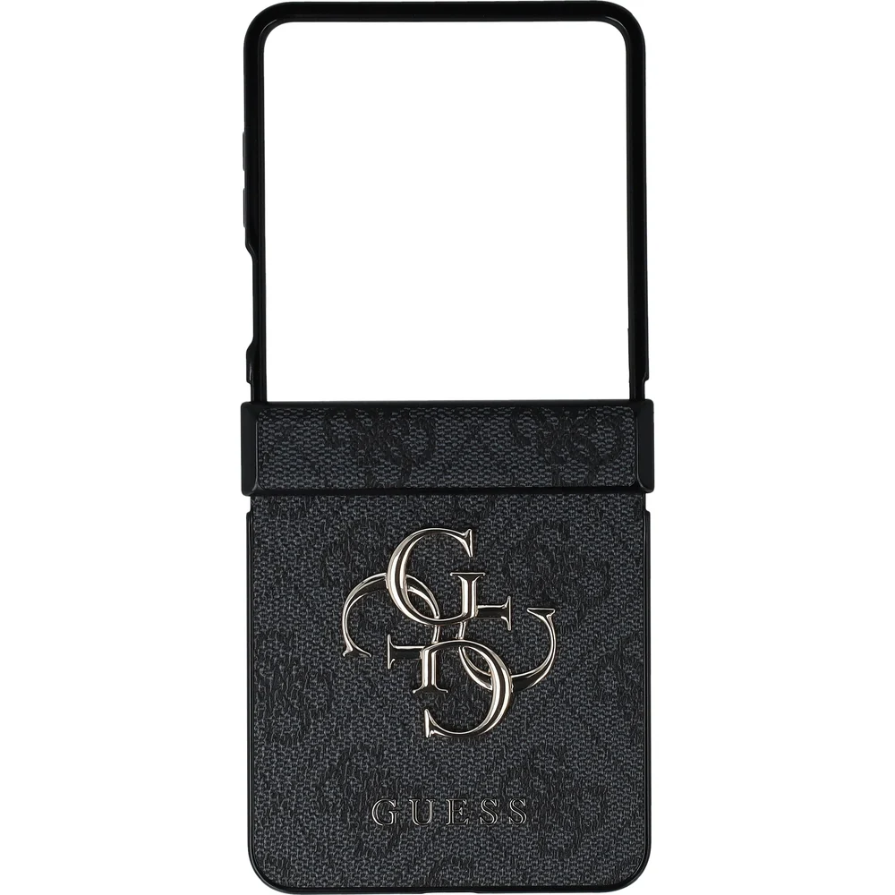 Handyhülle für Galaxy Z Flip7, Guess Hardcase 4G Big 4G Classic Logo, Schwarz mit Goldenen Elementen - Image 4