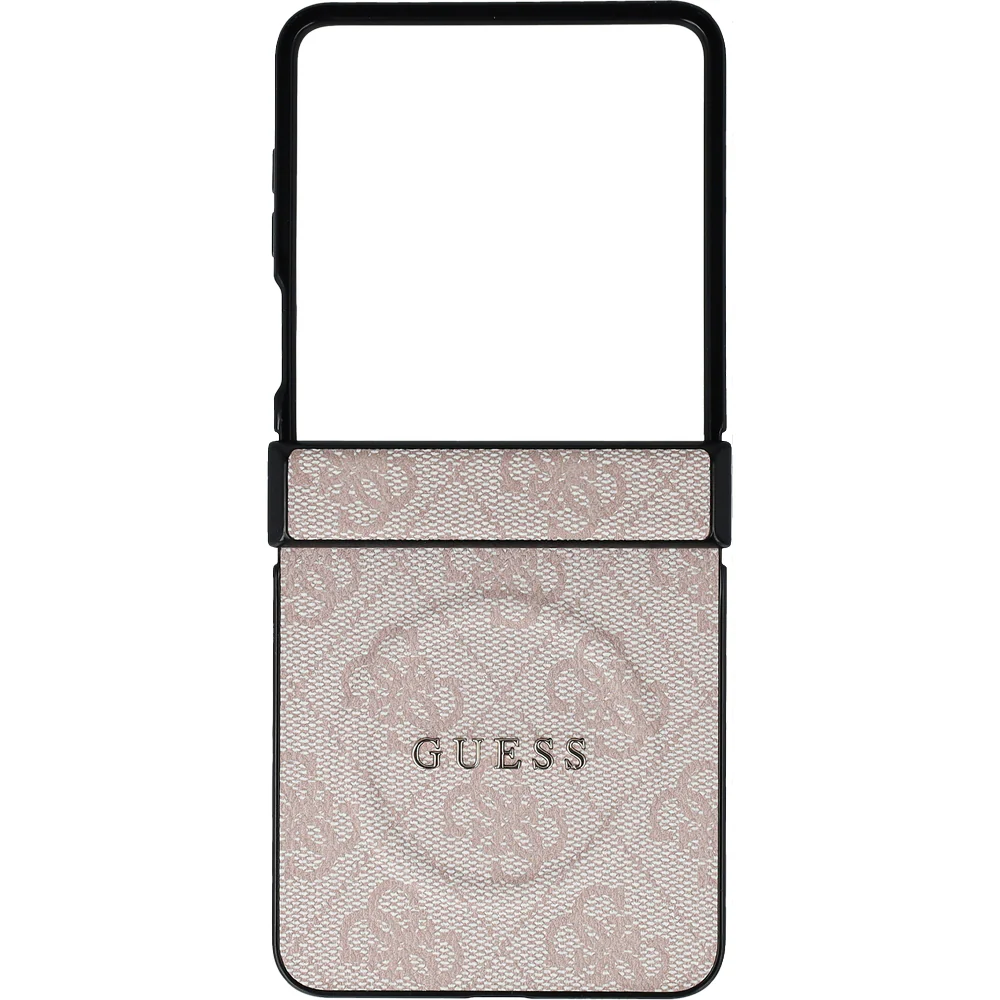 Handyhülle für Galaxy Z Flip7, Guess Hardcase 4G Ring Classic Logo mit MagSafe, Rosa - Image 4