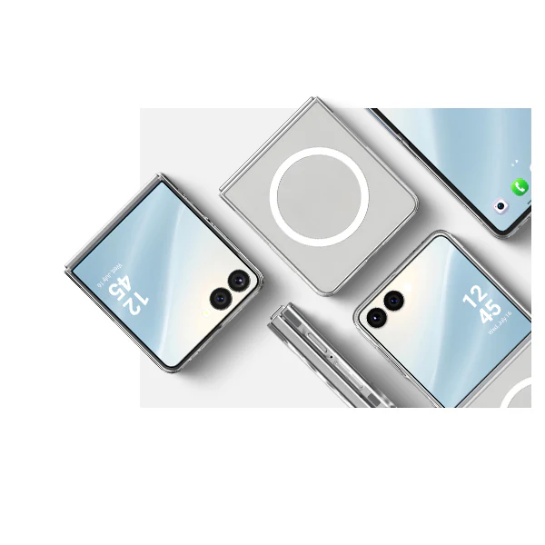 Handyhülle für Galaxy Z Flip7, Spigen Air Skin Mag für MagSafe, Transparent-Weiß - Image 15