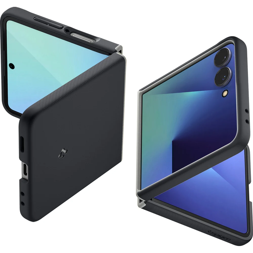 Handyhülle für Galaxy Z Flip7, Spigen Nano Pop Mag mit MagSafe, Schwarz-Grau - Image 6
