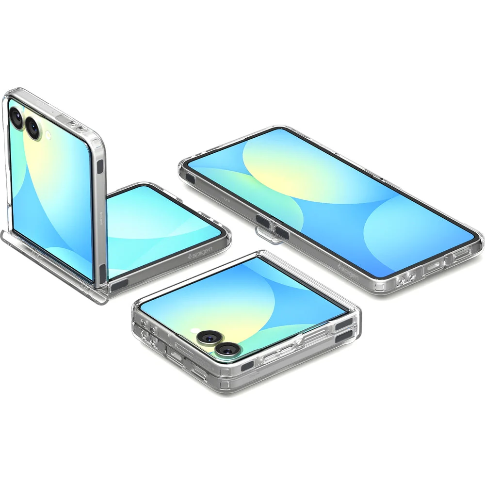 Handyhülle für Galaxy Z Flip7, Spigen Ultra Hybrid Pro Mag mit MagSafe, Transparent-Weiß - Image 15