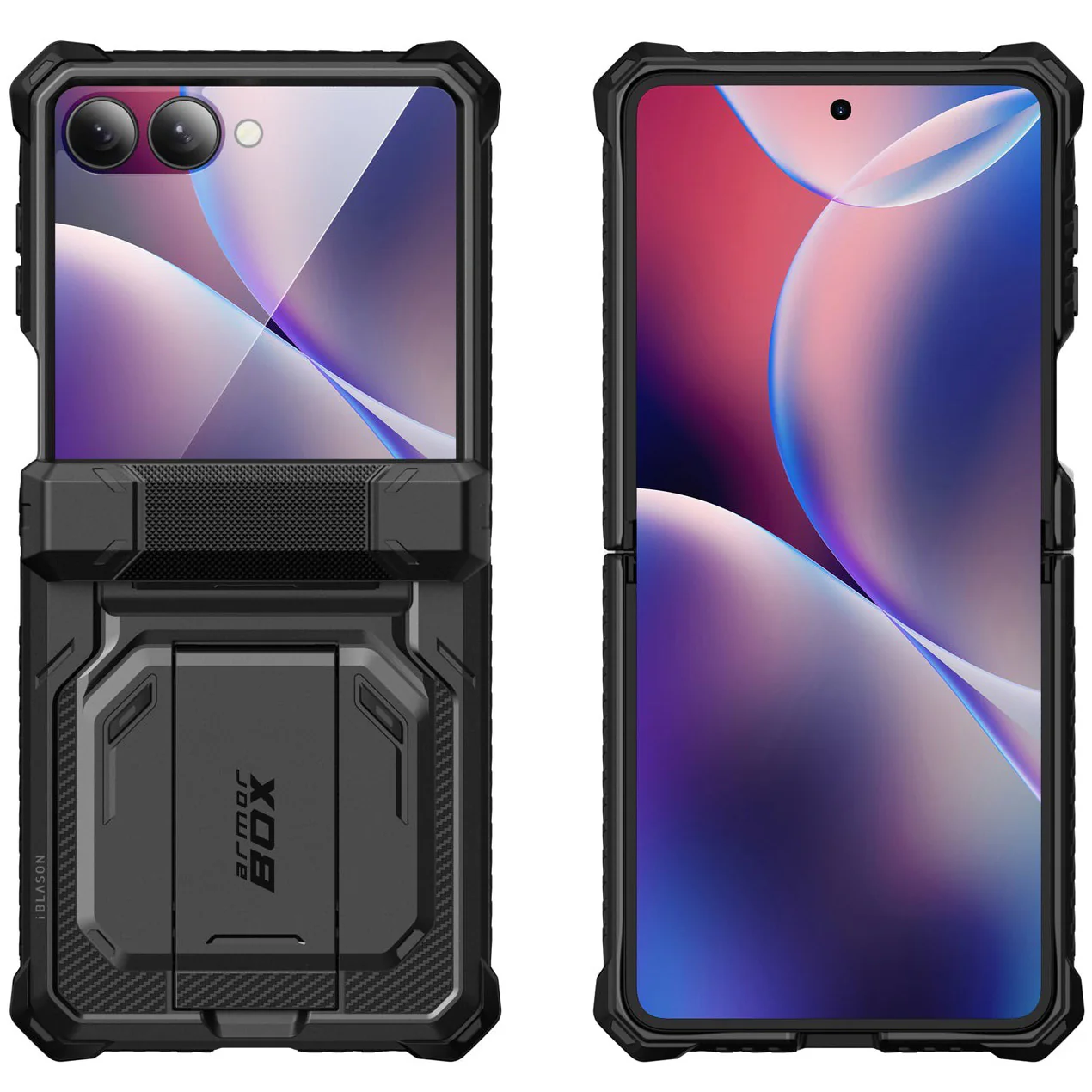 Handyhülle für Galaxy Z Flip7, Supcase i-Blason Armorbox BackSP, Schwarz - Image 3
